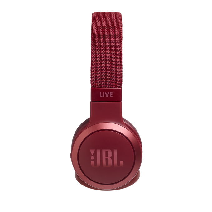 JBL LIVE 400BT - Red - Your Sound, Unplugged - Detailshot 1 image number null